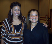 Jordin Sparks and Dr. King